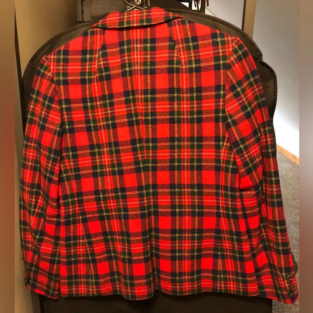 Pendleton vintage wool plaid blazer petite XS - Picture 2 of 5